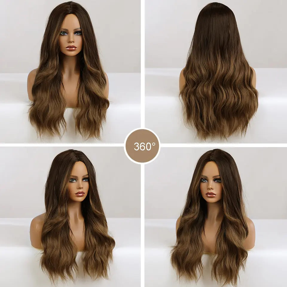 EleganceFlow Long Natural Hair Wig - Glamorize Hair & Beauty 