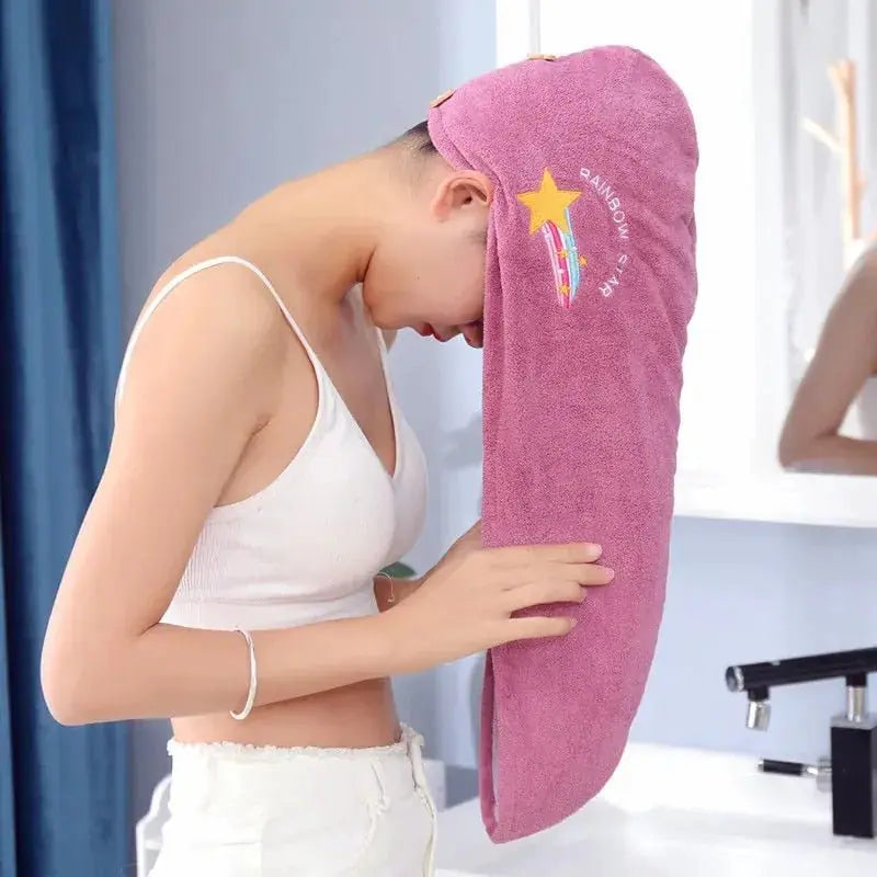 AquaWrap Magic Hair Drying Towel - Glamorize Hair & Beauty 