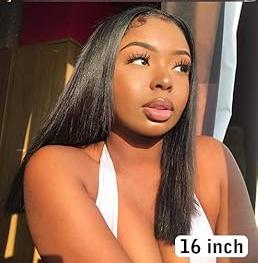 LuxeStraight 16" HD Lace Front Wig | Ready-to-Wear Perfection - Glamorize Hair & Beauty 