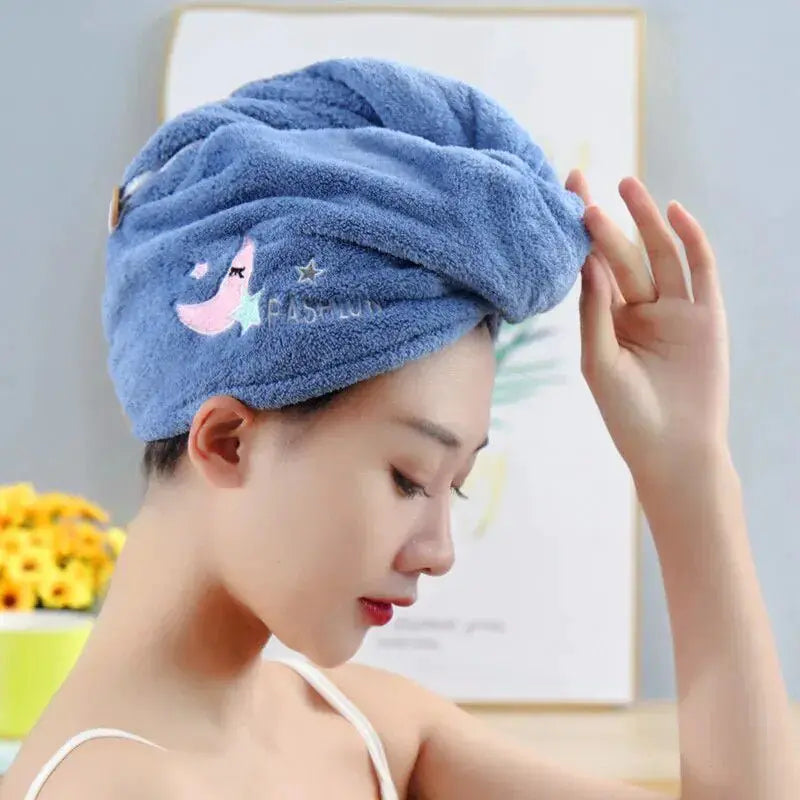 AquaWrap Magic Hair Drying Towel - Glamorize Hair & Beauty 