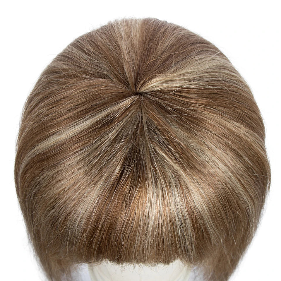 LuxeBlonde Ombre Bob Wig | Brazilian Straight with Bangs - Glamorize Hair & Beauty 