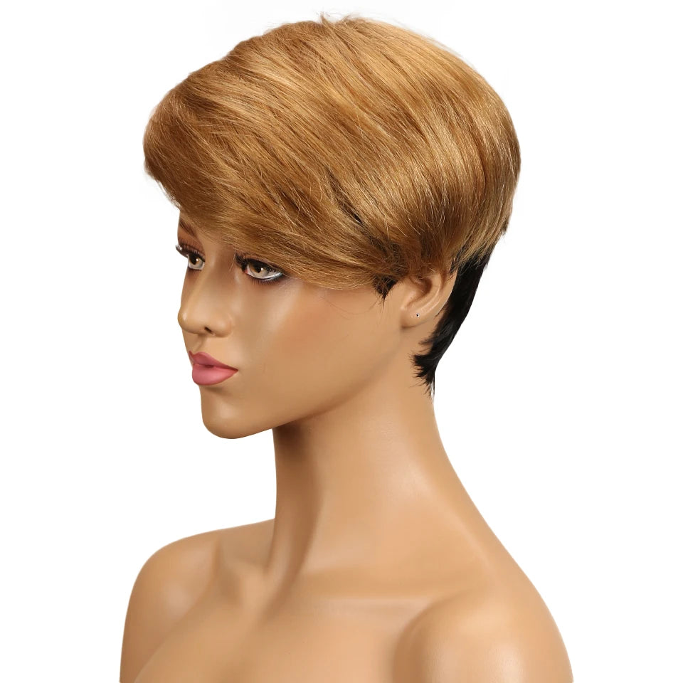 LuxePixie Brazilian Remy Wig – Bold Red Elegance - Glamorize Hair & Beauty 
