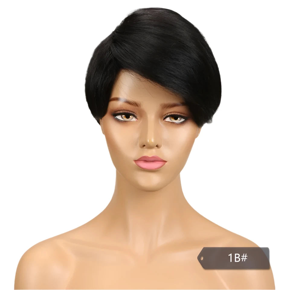 LuxePixie Brazilian Remy Wig – Bold Red Elegance - Glamorize Hair & Beauty 