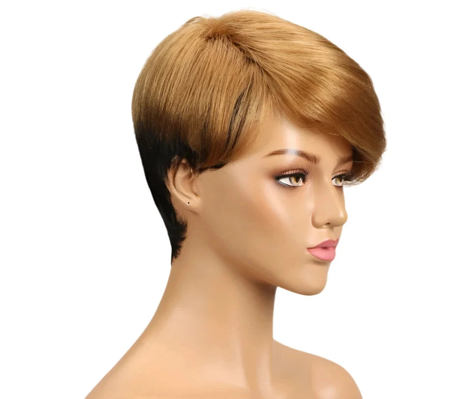 LuxePixie Brazilian Remy Wig – Bold Red Elegance - Glamorize Hair & Beauty 