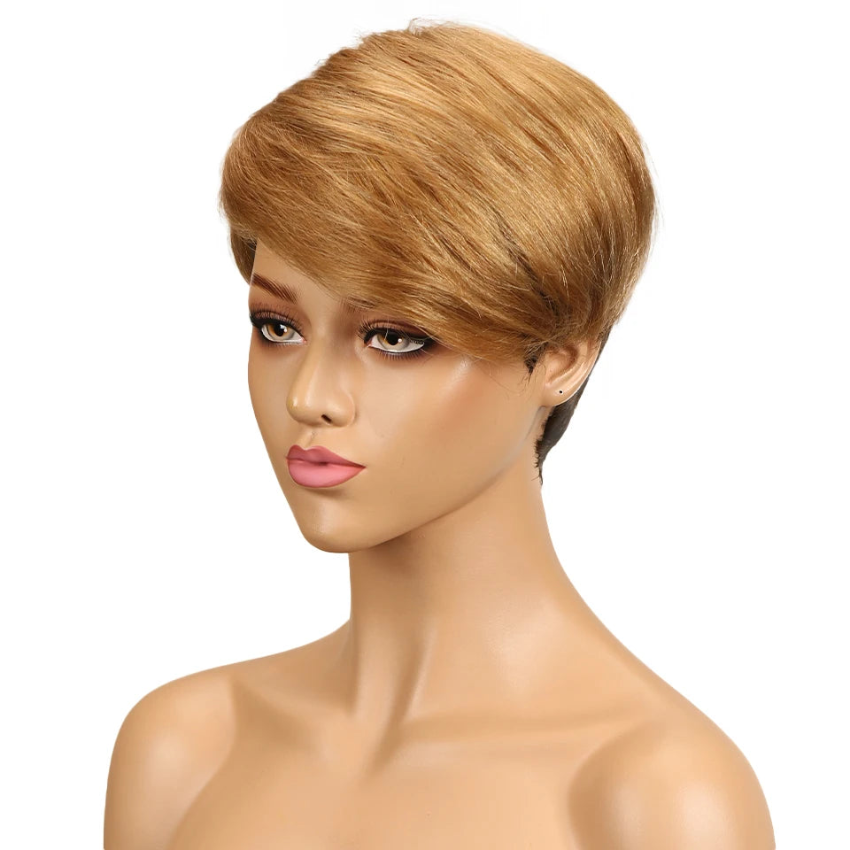 LuxePixie Brazilian Remy Wig – Bold Red Elegance - Glamorize Hair & Beauty 