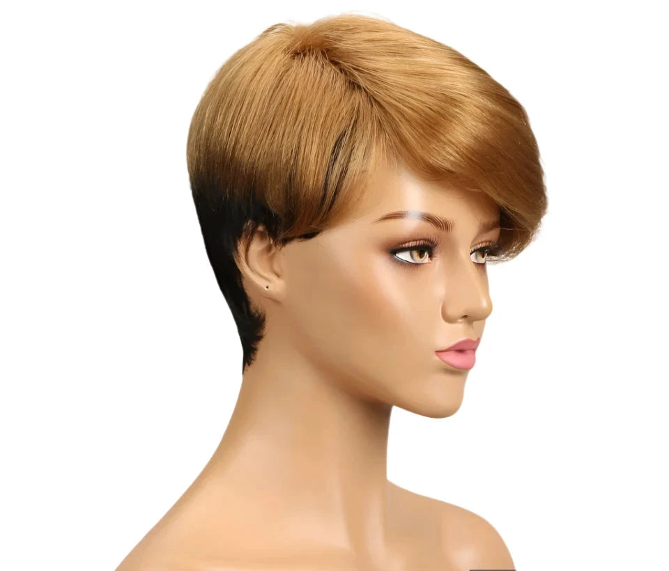 LuxePixie Brazilian Remy Wig – Bold Red Elegance - Glamorize Hair & Beauty 