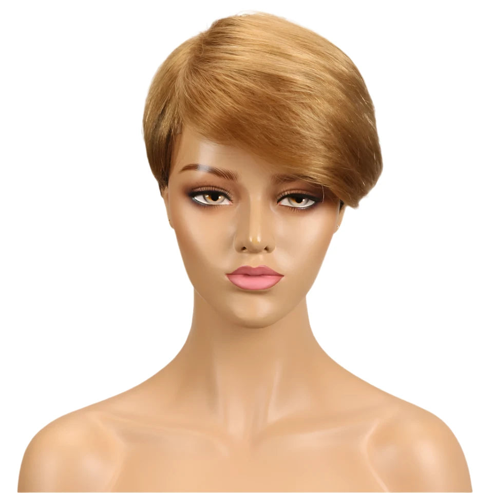 LuxePixie Brazilian Remy Wig – Bold Red Elegance - Glamorize Hair & Beauty 