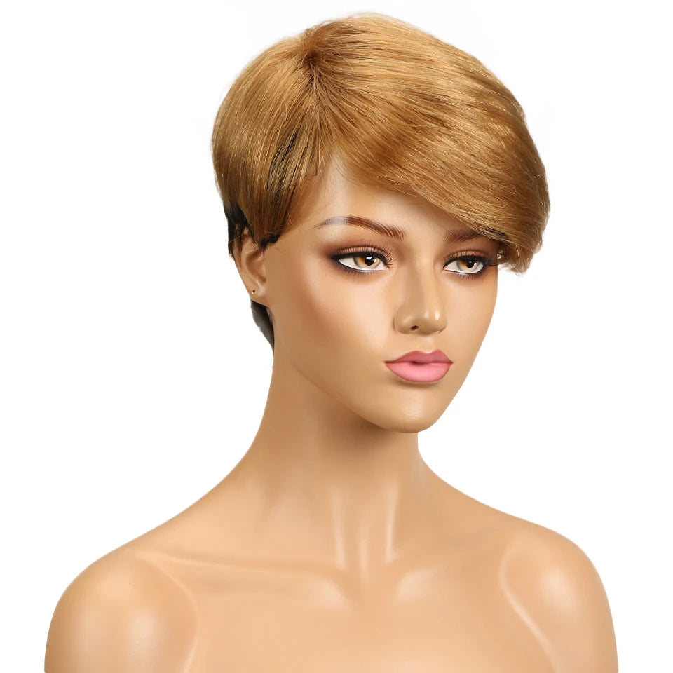 LuxePixie Brazilian Remy Wig – Bold Red Elegance - Glamorize Hair & Beauty 