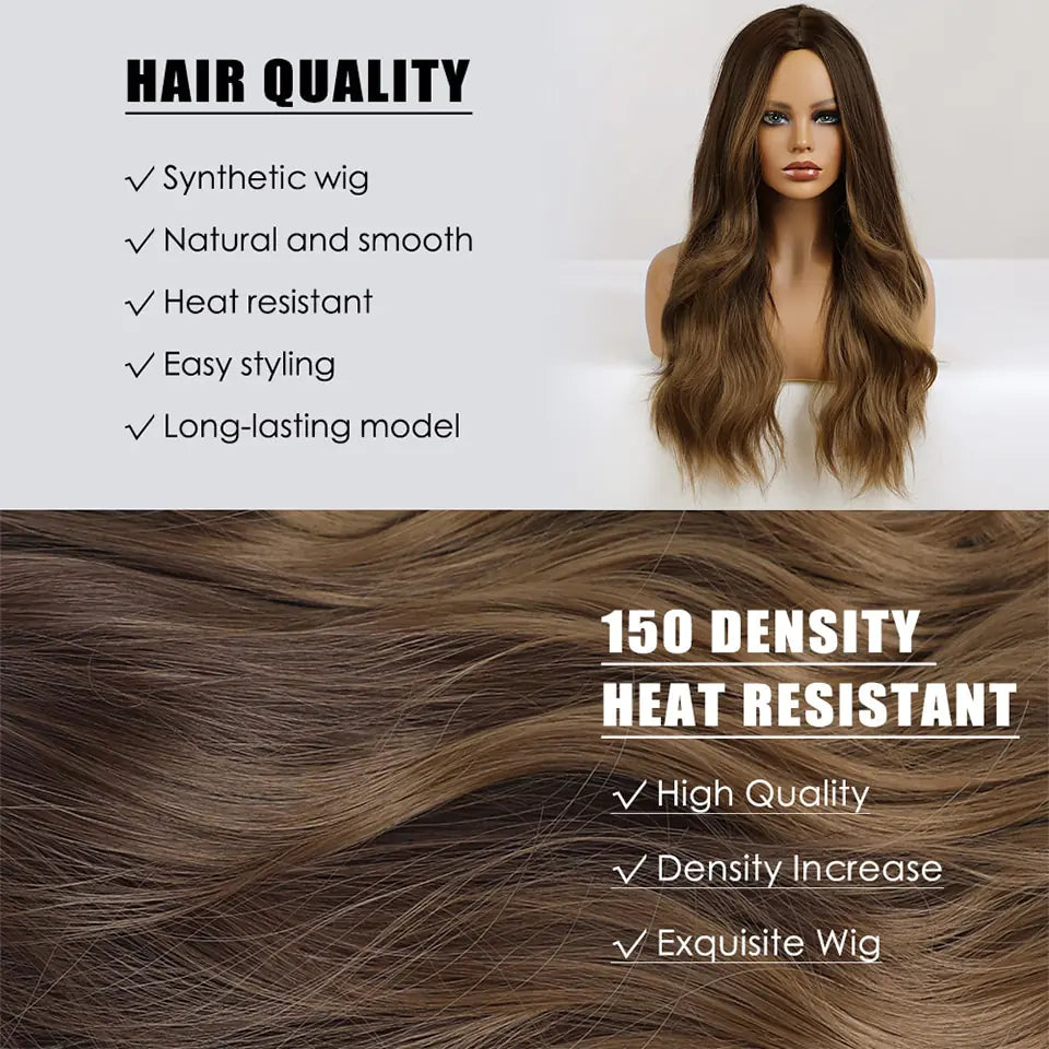 EleganceFlow Long Natural Hair Wig - Glamorize Hair & Beauty 