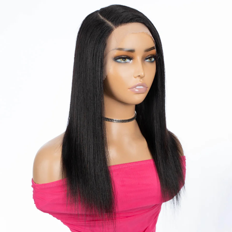 LuxeStraight 16" HD Lace Front Wig | Ready-to-Wear Perfection - Glamorize Hair & Beauty 