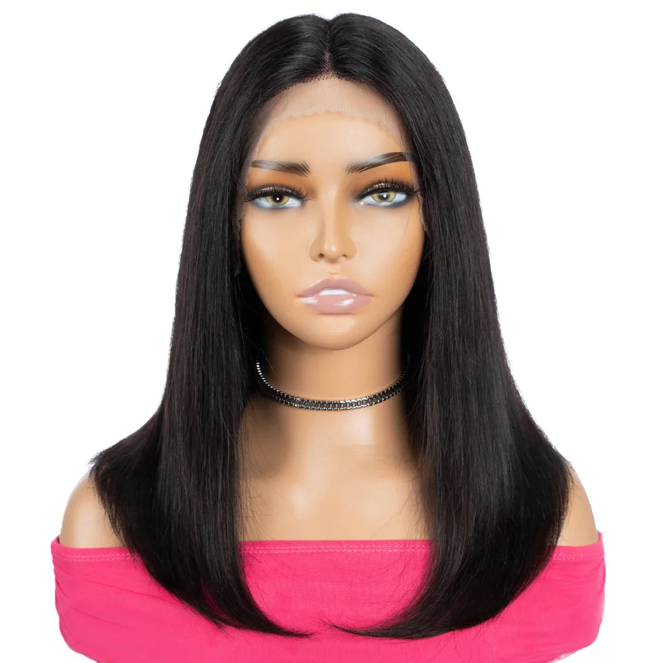 LuxeStraight 16" HD Lace Front Wig | Ready-to-Wear Perfection - Glamorize Hair & Beauty 