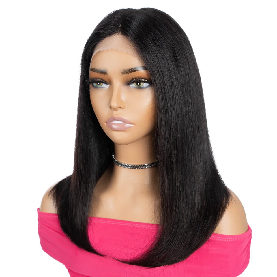 LuxeStraight 16" HD Lace Front Wig | Ready-to-Wear Perfection - Glamorize Hair & Beauty 