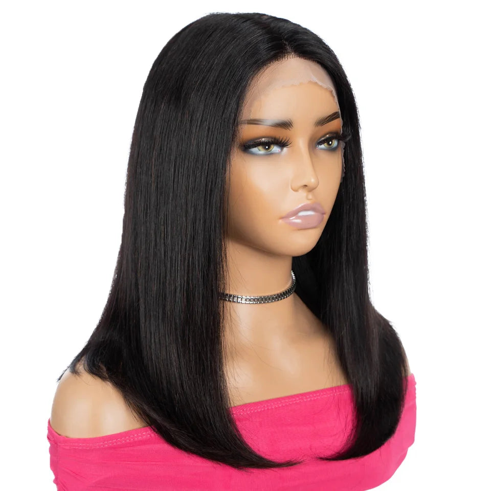 LuxeStraight 16" HD Lace Front Wig | Ready-to-Wear Perfection - Glamorize Hair & Beauty 