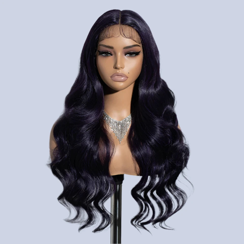 Glam Wave 26" Ombre Lace Front Wig – Honey Brown & Blonde Highlights - Glamorize Hair & Beauty 