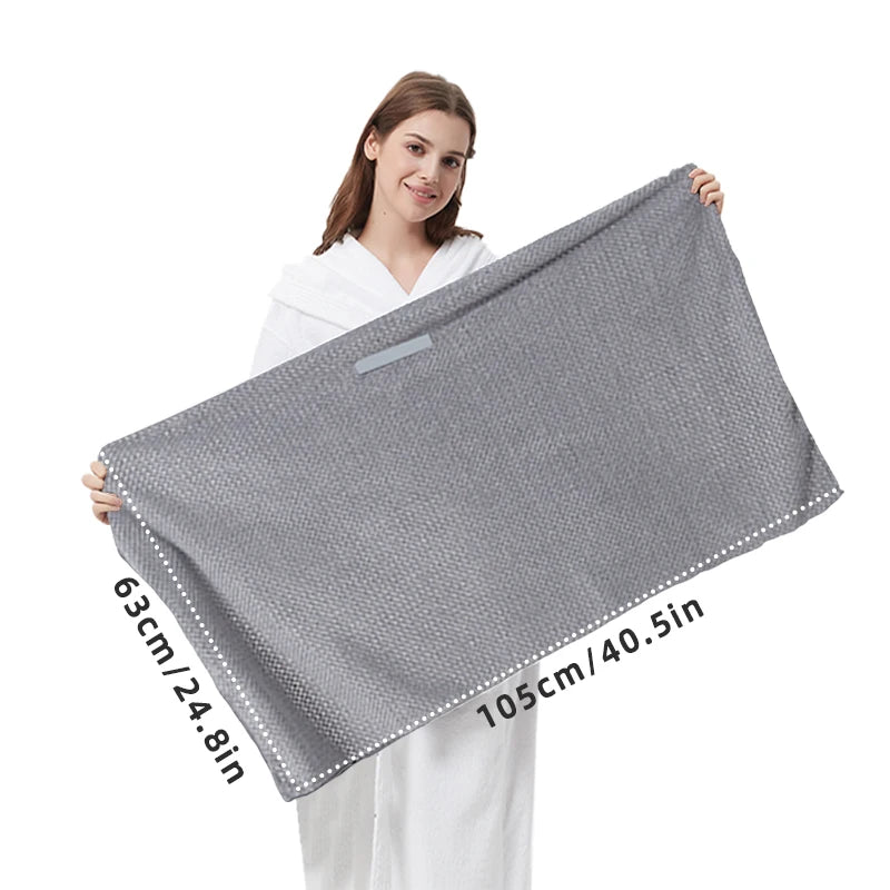 Ultra-Absorbent Microfiber Hair Towel Wrap – Quick Dry with Elastic Band (Turban Towel) - Glamorize Hair & Beauty 