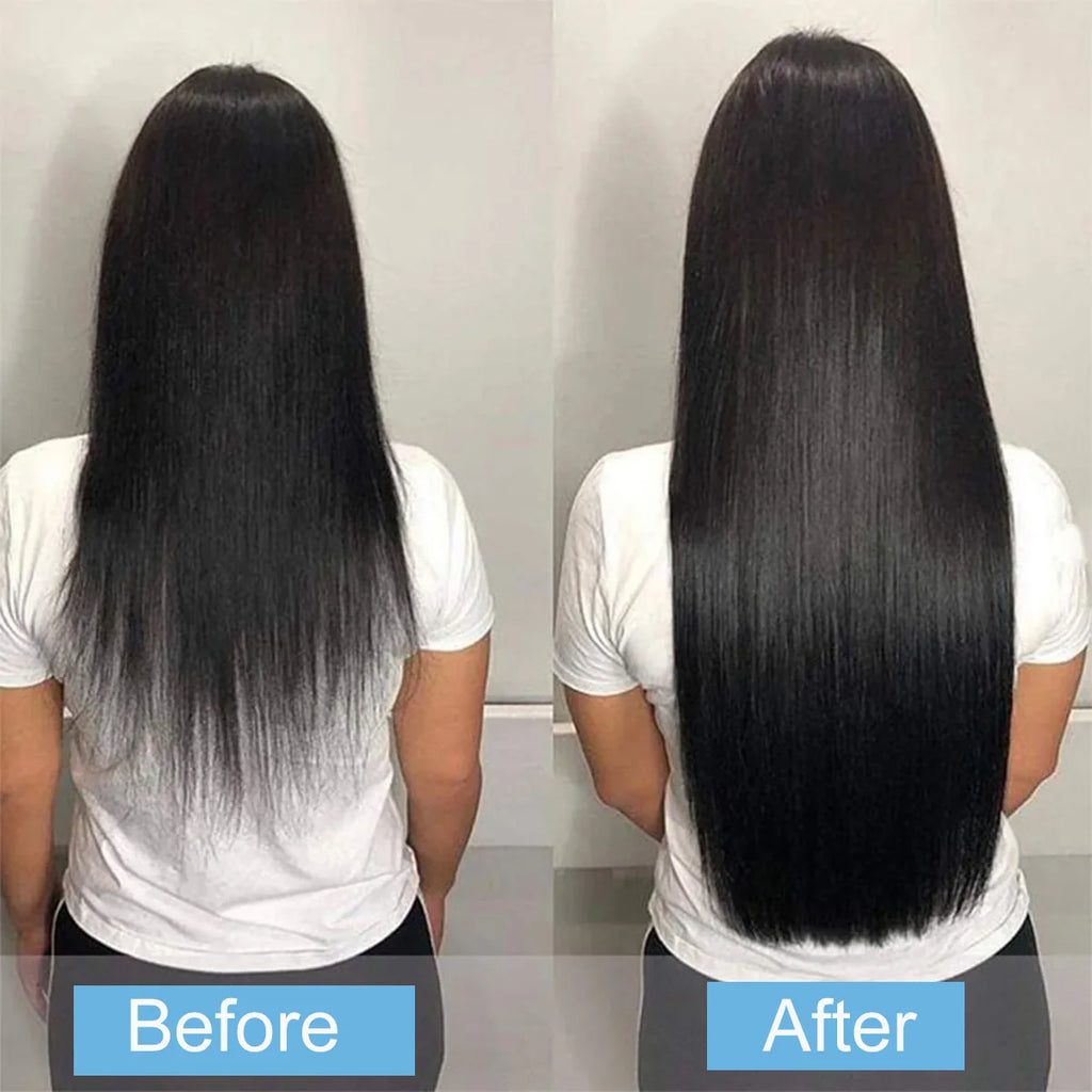 Kinky Straight Clip-In Extensions – 100% Brazilian Remy Human Hair - Glamorize Hair & Beauty 