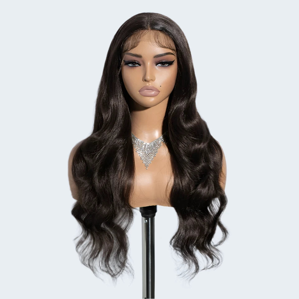 Glam Wave 26" Ombre Lace Front Wig – Honey Brown & Blonde Highlights - Glamorize Hair & Beauty 