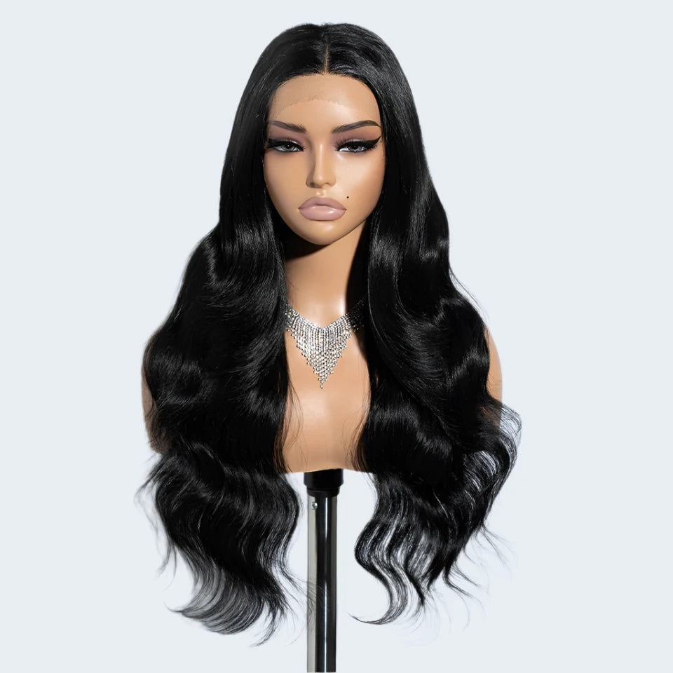 Glam Wave 26" Ombre Lace Front Wig – Honey Brown & Blonde Highlights - Glamorize Hair & Beauty 