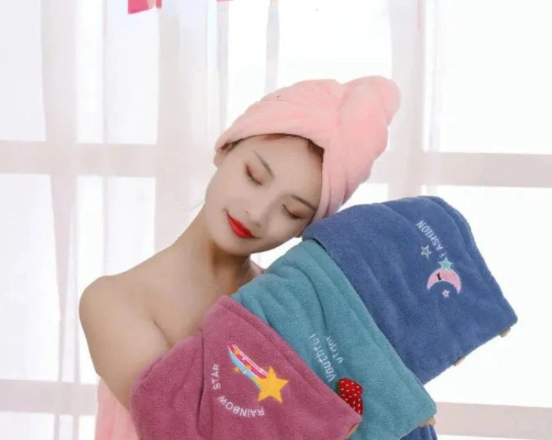 AquaWrap Magic Hair Drying Towel - Glamorize Hair & Beauty 