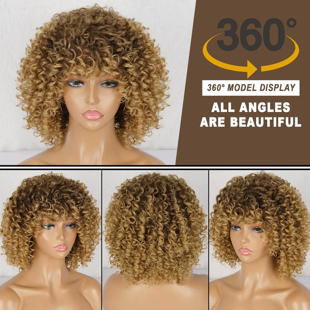 Kink & Curl Afro Kinky Curly Wig - Glamorize Hair & Beauty 